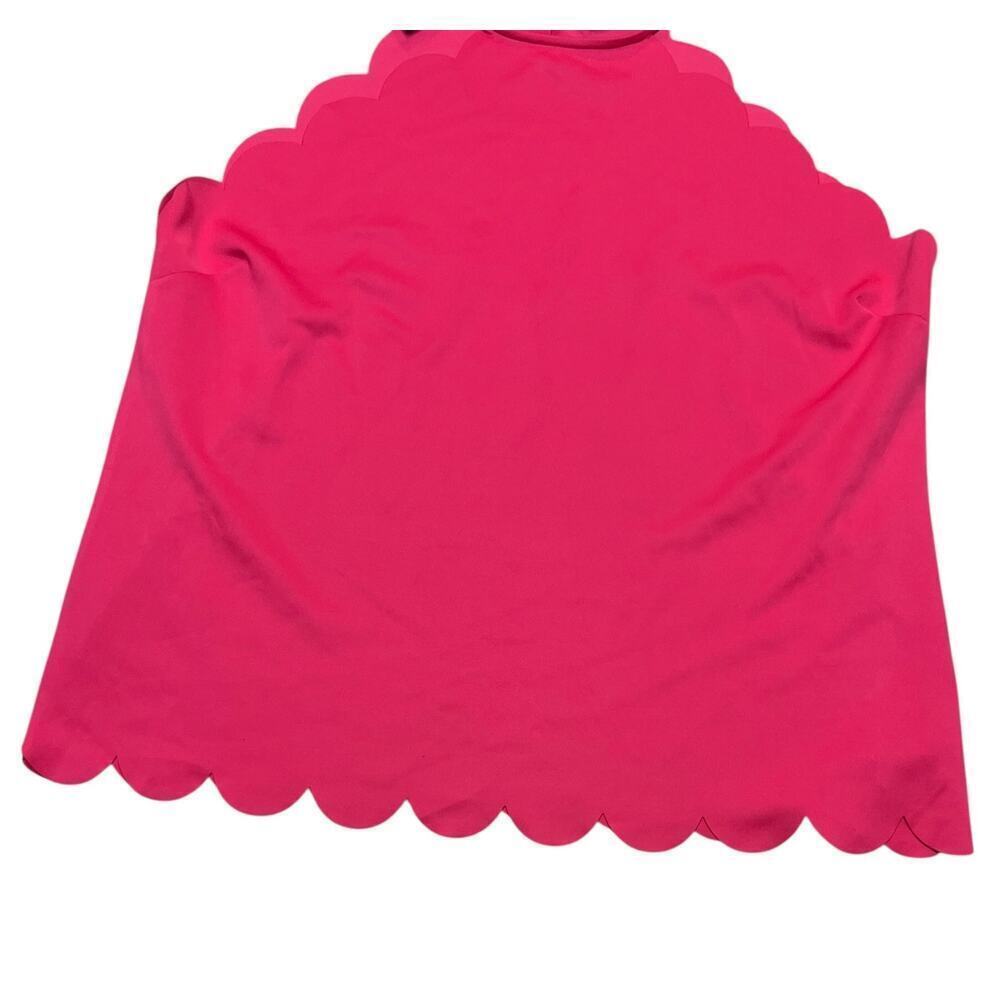 Heimish Scalloped Coral Pink Tank 2XL